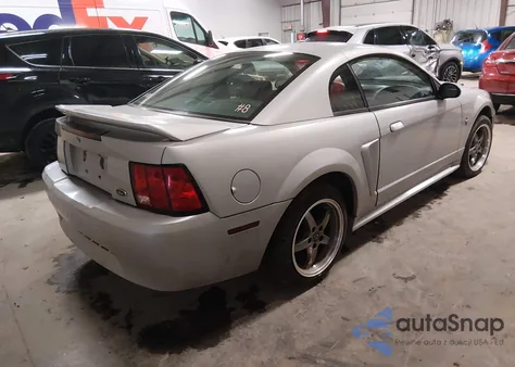 2000 Ford Mustang из США, поврежденный, VIN 1FAFP4049YF152390